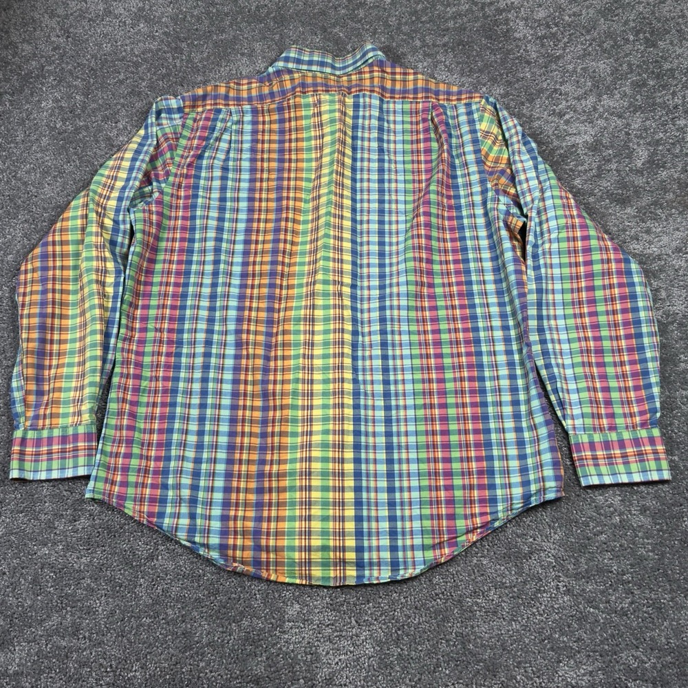 Polo Ralph Lauren Shirt Mens XL Multi Color L/S Button Down Up Oxford Regent - Picture 5 of 7